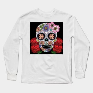 Sugar Skull 52 (Style:8) Long Sleeve T-Shirt